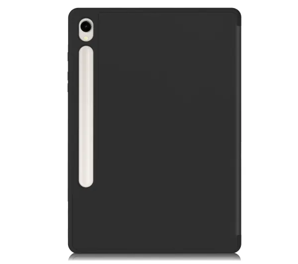 Bizon Case Tab Lizard z klapką do Samsung Galaxy Tab S9 Czarny
