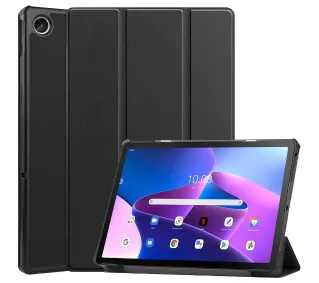 Bizon Case Tab Croc z klapką do Lenovo Tab M10 Plus Gen 3 Czarny