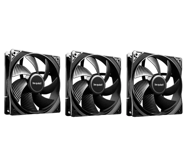 be quiet! Pure Wings 3 PWM 120mm 3szt. Czarny