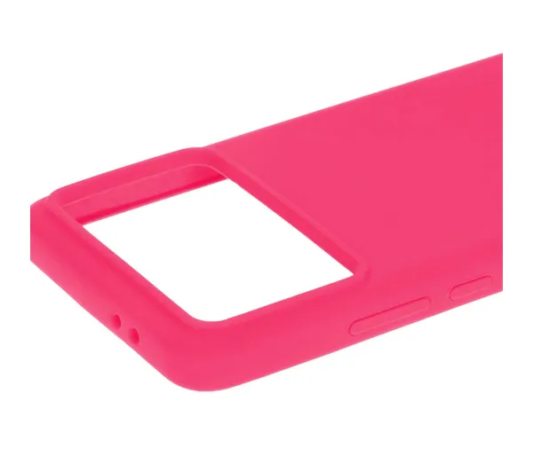 Bizon Soft Case do Xiaomi Poco F6 Neonowy-różowy