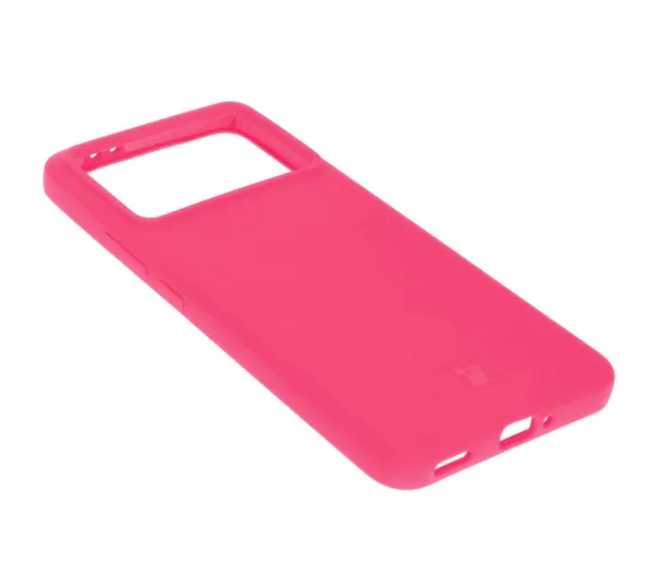 Bizon Soft Case do Xiaomi Poco F6 Neonowy-różowy