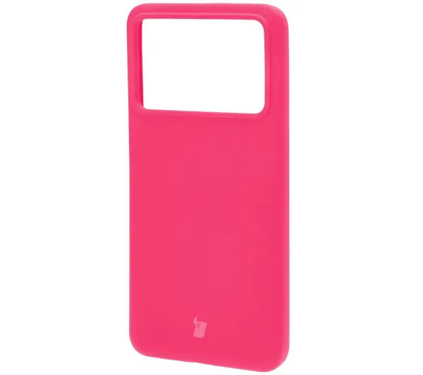 Bizon Soft Case do Xiaomi Poco F6 Neonowy-różowy