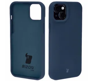 Bizon Soft Case do Apple iPhone 15 Plus Granatowy