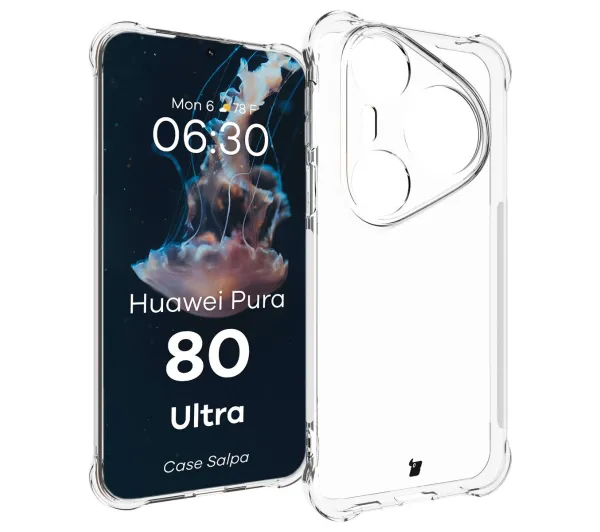 Bizon Salpa do Huawei Pura 80 Ultra Przezroczysty