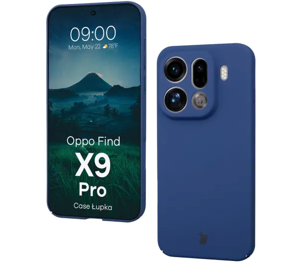 Bizon Łupka do Oppo Find X9 Pro Niebieski