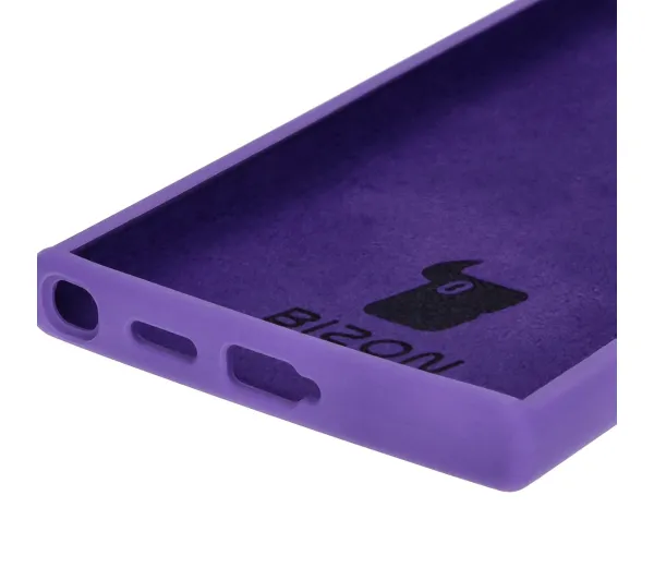 Bizon Soft Case do Samsung Galaxy S24 Ultra Fioletowy
