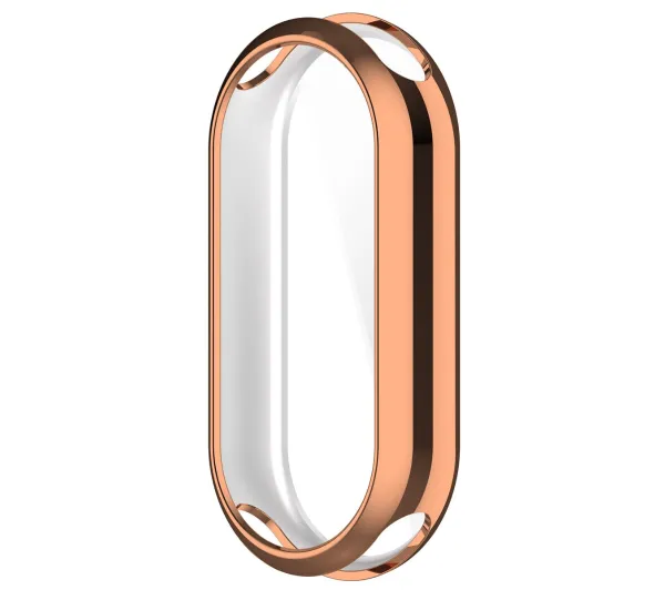 Bizon Case Watch Felipe do Xiaomi Mi Smart Band 9 Różowozłoty