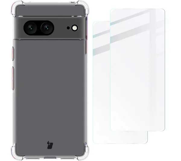 Bizon Clear Pack do Google Pixel 7 Przezroczysty