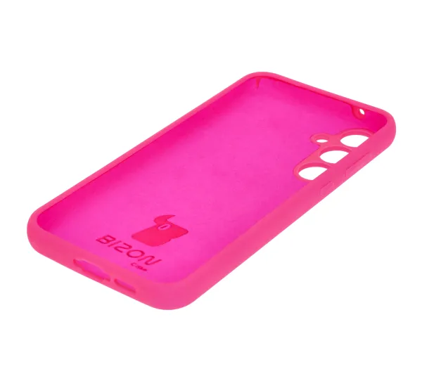 Bizon Soft Case do Samsung Galaxy A55 5G Neonowy-różowy