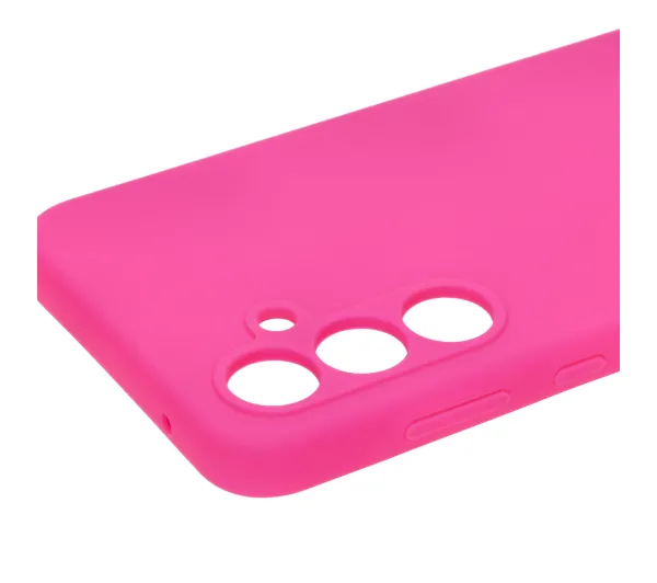 Bizon Soft Case do Samsung Galaxy A55 5G Neonowy-różowy
