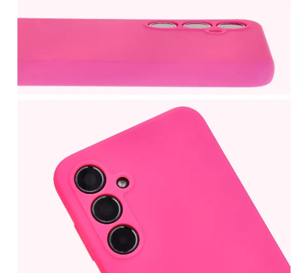 Bizon Soft Case do Samsung Galaxy A55 5G Neonowy-różowy