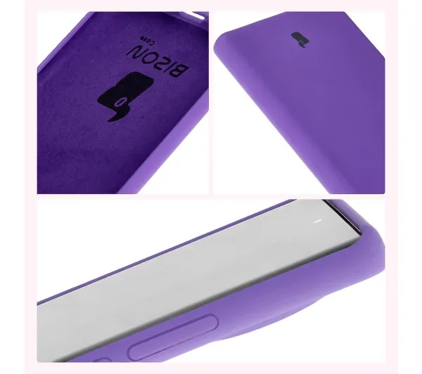 Bizon Bizon Soft Case do Tecno Spark 20 Pro+ Fioletowy