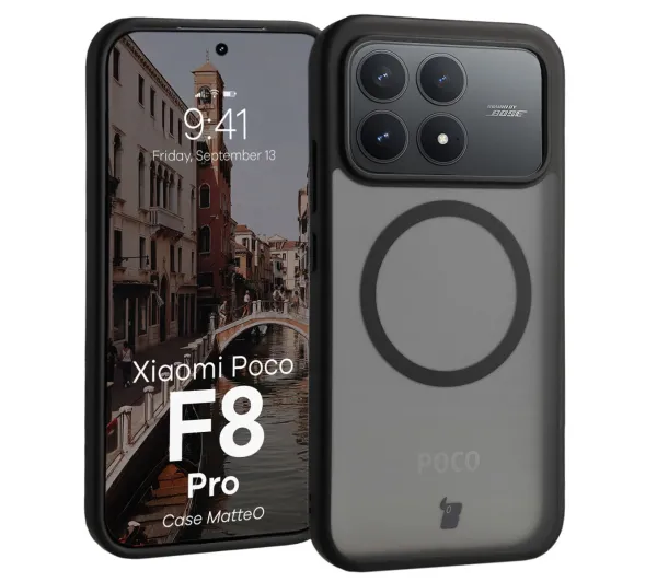 Bizon MatteO do Xiaomi POCO F8 Pro Przydymiony-czarny