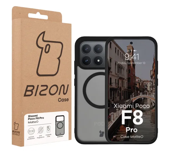Bizon MatteO do Xiaomi POCO F8 Pro Przydymiony-czarny
