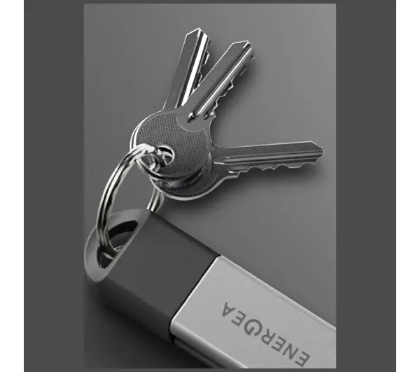 Energea Sheath Key 2w1 USB-C do USB-C/USB-A 60W 0,15m Niebieski