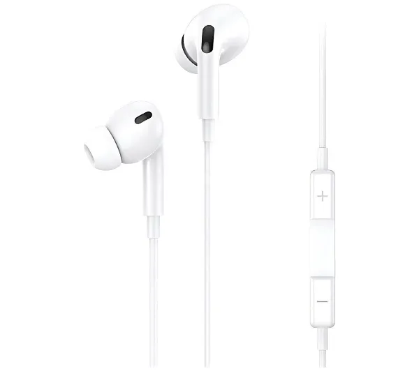 USAMS EP-41 USB-C Dokanałowe Mikrofon Biały
