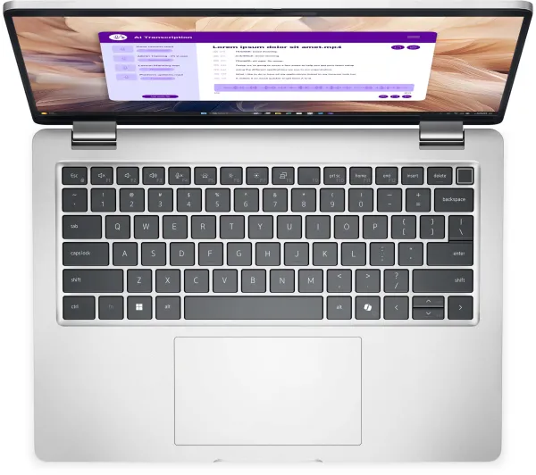 Dell Pro 14 Plus PB14250 14" Ultra 7 266V 16GB RAM 512GB Dysk SSD Win11 Pro Srebrny Funkcje AI - Kup na Raty - RRSO 0%
