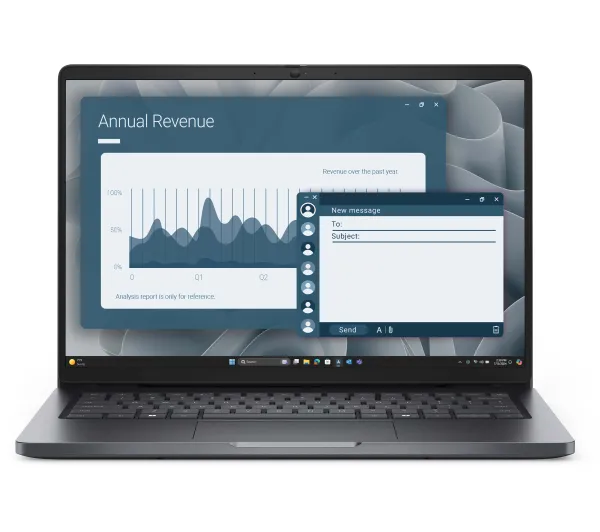 Dell Pro 14 PC14255 14" R5 220 16GB RAM 512GB Dysk SSD Win11 Pro Czarny Funkcje AI