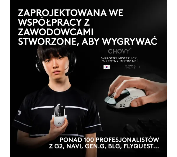 Logitech G Pro X2 Superstrike Biały - przedsprzedaż