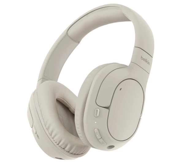 Belkin Słuchawki nauszne kremowe