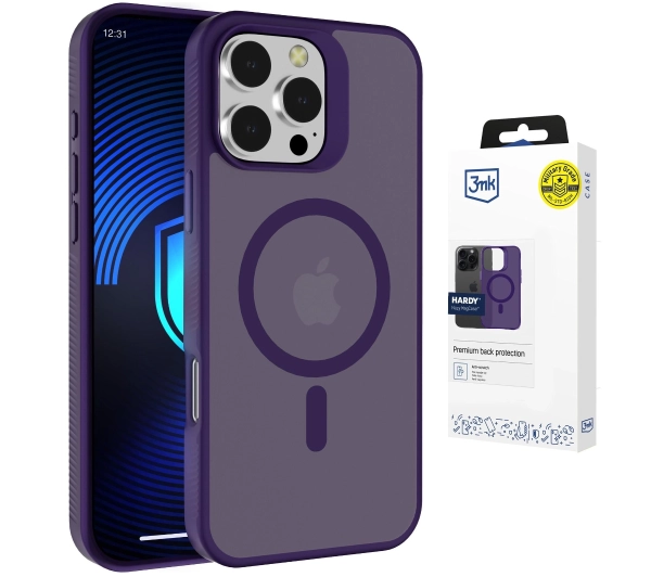 3mk Hardy MagCase do iPhona 16 Pro Max Fioletowy
