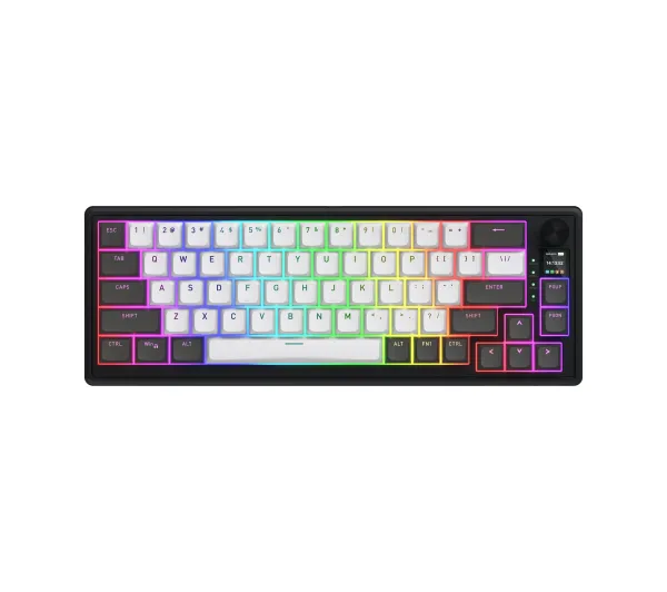 Hator Skyfall 65 Pro Wireless Aurum Vanila Czarno-Szara