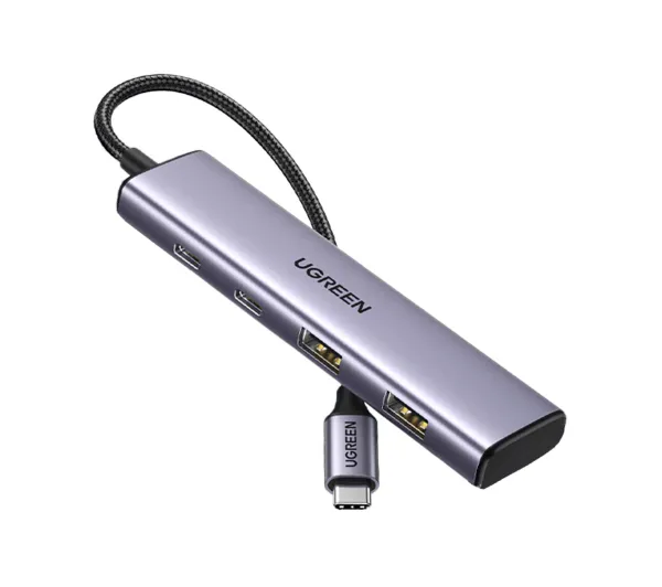 Hub UGREEN CM473 USB Typu C 3.2 Gen. 1, Pasywny