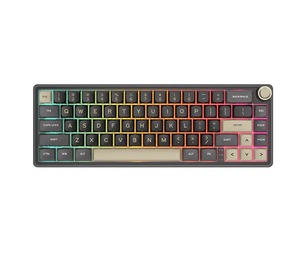 Royal Kludge RK-R65 Phantom Chartreuse Switch Czarno-Szary