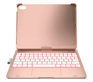 Typecase Flexbook Touch z klawiaturą do iPad 11" (A16) 2025 / iPad 10.9" 2022 Różany