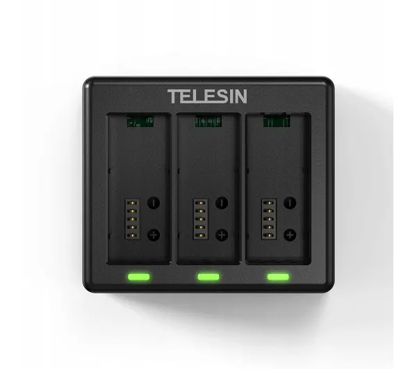 Ładowarka trójkanałowa TELESIN S0-BCG-12-TGP do GoPro Hero 13