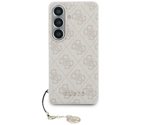 Guess 4G Classic Logo Charm MagSafe do Galaxy S26 Różowy
