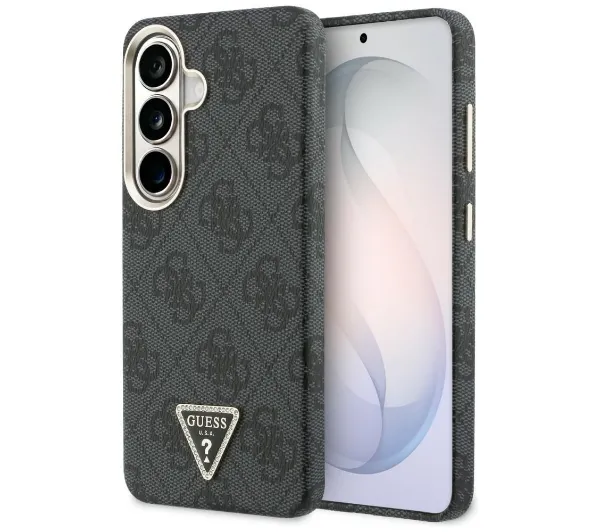 Etui GUESS 4G Triangle Logo MagSafe do Samsung Galaxy S26+ Czarny