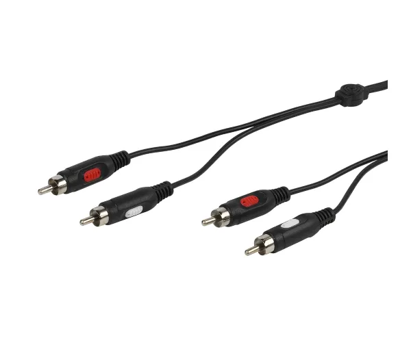 Vivanco 46013 2x RCA 2,5m Czarny