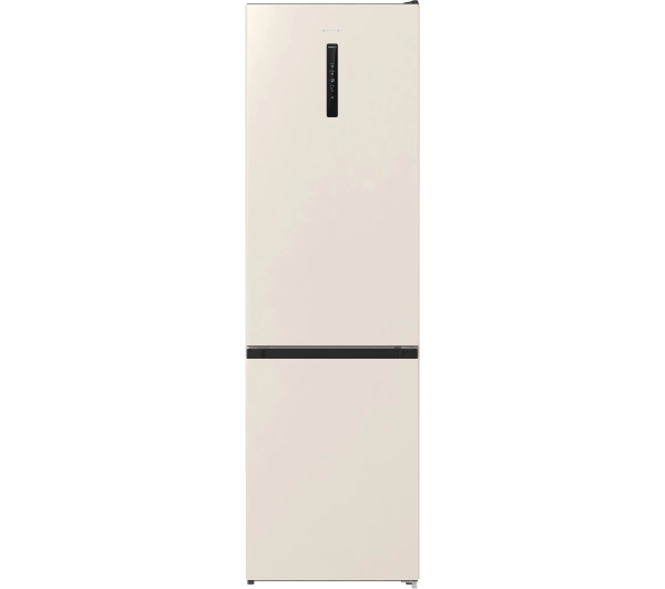 Lodówki - Gorenje NRK6202AC4 No Frost 200cm Komora świeżości Kremowy