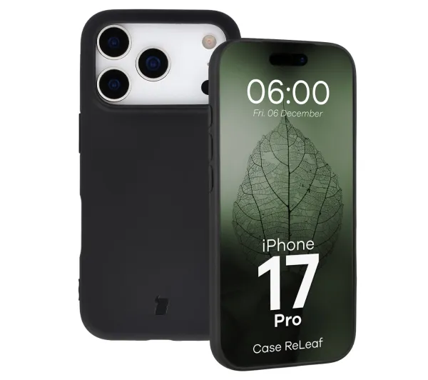 Bizon ReLeaf do iPhone 17 Pro Czarny