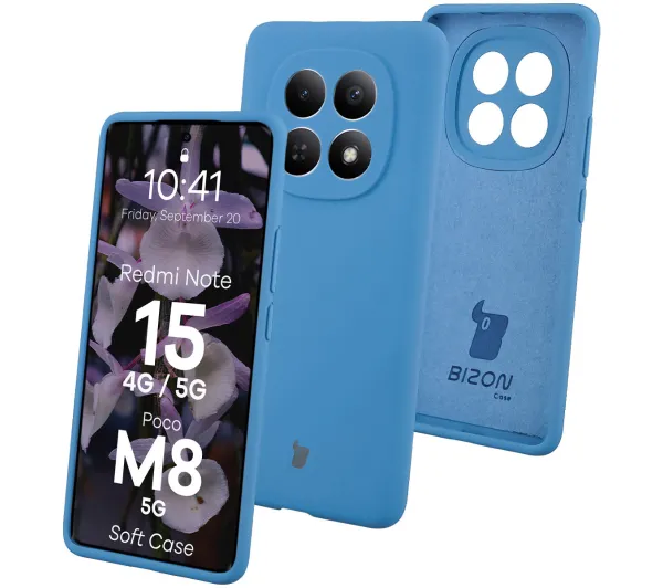 Bizon Soft do Xiaomi Redmi Note 15 / POCO M8 5G Niebieski