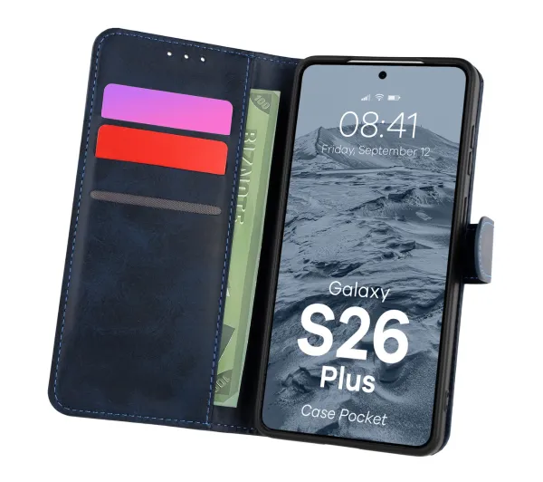 Bizon Pocket do Galaxy S26 Plus Granatowy