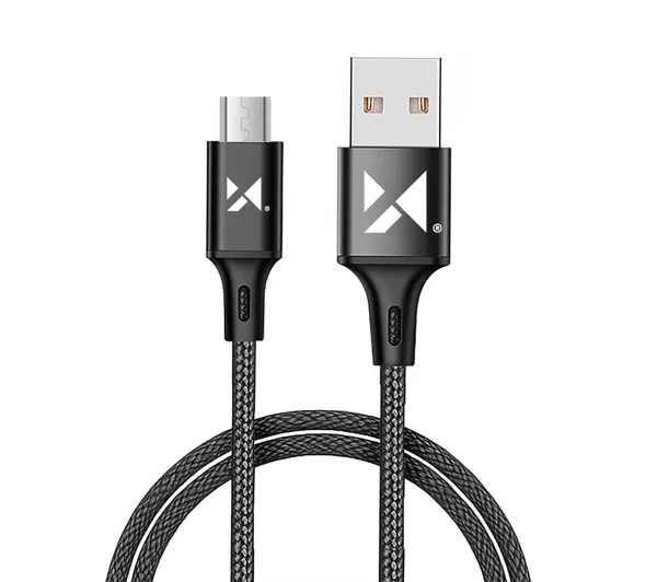 Wozinsky WUC-M1B 2.4A microUSB do USB-A 1m Czarny