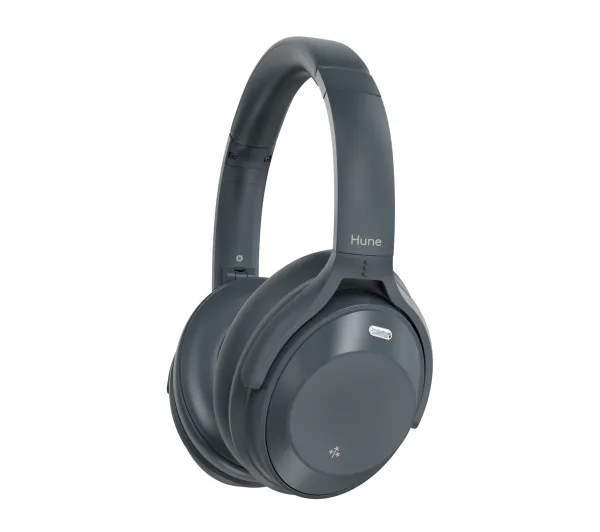 Hune Fauna ANC Nauszne Bluetooth 5.3 Szary