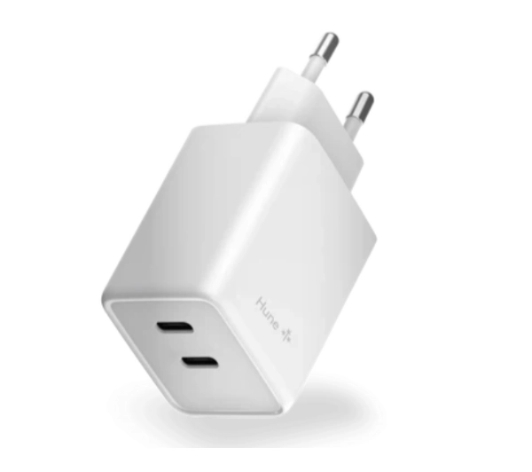 Hune AT-ACC-WA-154 2x USB-C 45W Biały