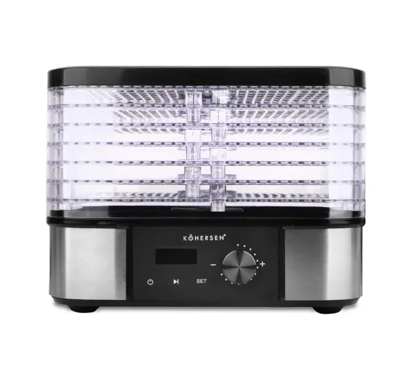 Suszarki do grzybów i owoców - Kohersen Stainless Steel MAX 380W 7 sit