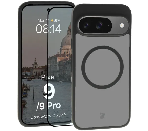 Bizon MatteO Pack do Google Pixel 9 / 9 Pro Czarny