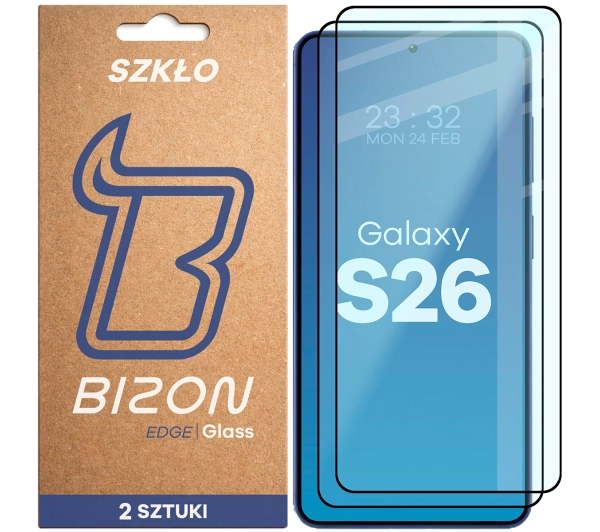 Bizon z ramką Glass Edge Duo do Galaxy S26 2 sztuki