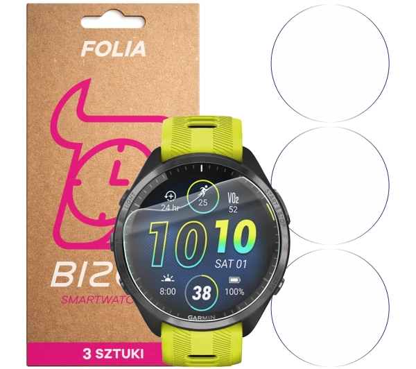 Bizon Watch Film HydroFlex do Garmin Forerunner 965