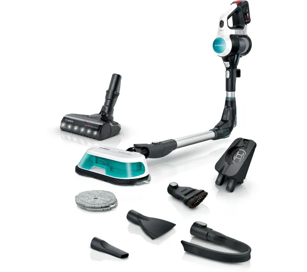 Odkurzacze pionowe - Bosch Unlimited 7 ProHygienic Aqua BCS71HYG4 40min Funkcja mycia Wymienny akumulator