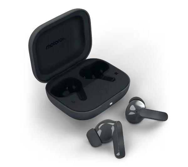 Motorola Moto Buds Bass Dark Shadow Dokanałowe Bluetooth 5.3 Czarny