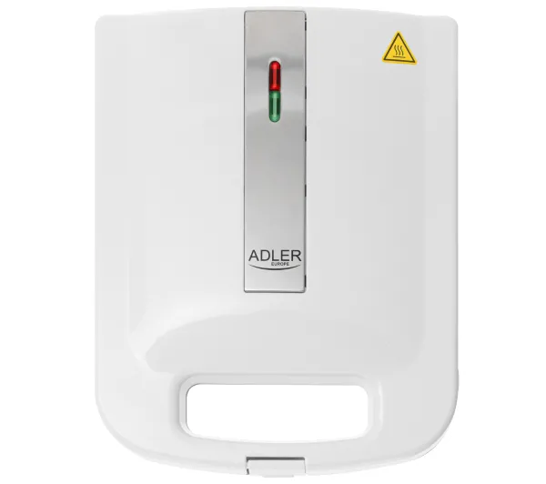 Opiekacze do kanapek - Adler AD 3055 Trójkąty 2000W Biały