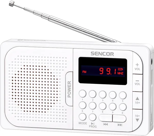 Sencor SRD 216 WH Radio FM Bluetooth Biały