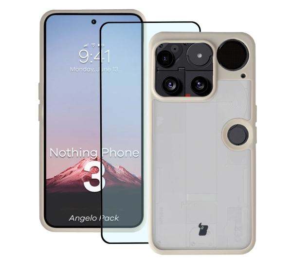 Bizon Angelo Pack do Nothing Phone (3) Beżowy