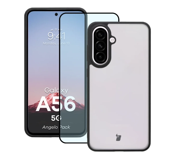 Bizon Angelo Pack do Galaxy A56 5G Czarny